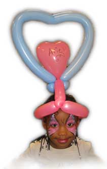 facepaint heart hat