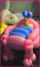 baby in crib balloon