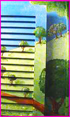 side cabinet medicine painting