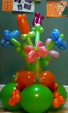 balloon flower bouquet vase link o loon 