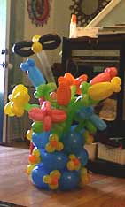 balloon flower bouquet vase linkoloon arrangement