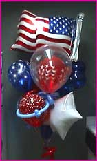 balloon bouquet patriotic bouquet delivery twisted