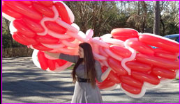giant balloon wings butterfly 