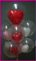 balloon  stuffed sweet heart balloons